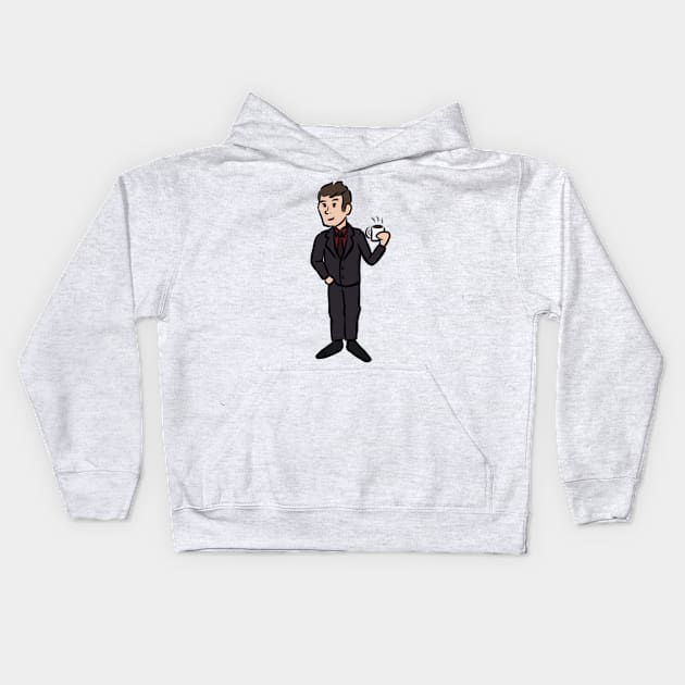 Tiny Ianto Kids Hoodie by cozsheep